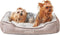 JOYELF Washable Dog Bed, Cute Fluffy Cat Bed for Small Dog, Puppy, Kitten - Small Rectangle Sofa