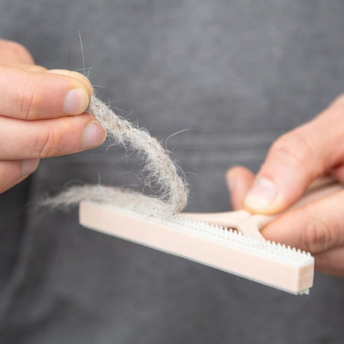 2X Pet Hair Removal Set for Couch - Cat Hair Remover Brush Cleaner Tool & Hair Scraper for Carpet