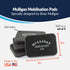 OPTP Mulligan Mobilisation Pads, Set of Four Positioning and Balance Foam Pads, 6" x 4", Black