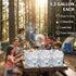 WMXWAN 6 Pack 1.3 (5L) With Spigot & Top Fill Cap, Gal Collapsible Water Containers, Dual Opening BPA Free PE Water
