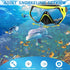 Snorkeling Set for Adults and Youth, Snorkel Mask and Full Dry Swim Goggles for Diving and Swimming