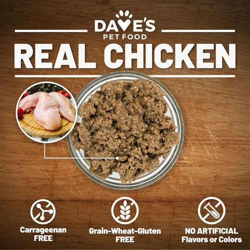 Dave's Pet Food Grain Free Wet Canned Cat Food (Pate, Gobblicious Gourmet), 13 oz Cans (Case of 12), Made in USA with