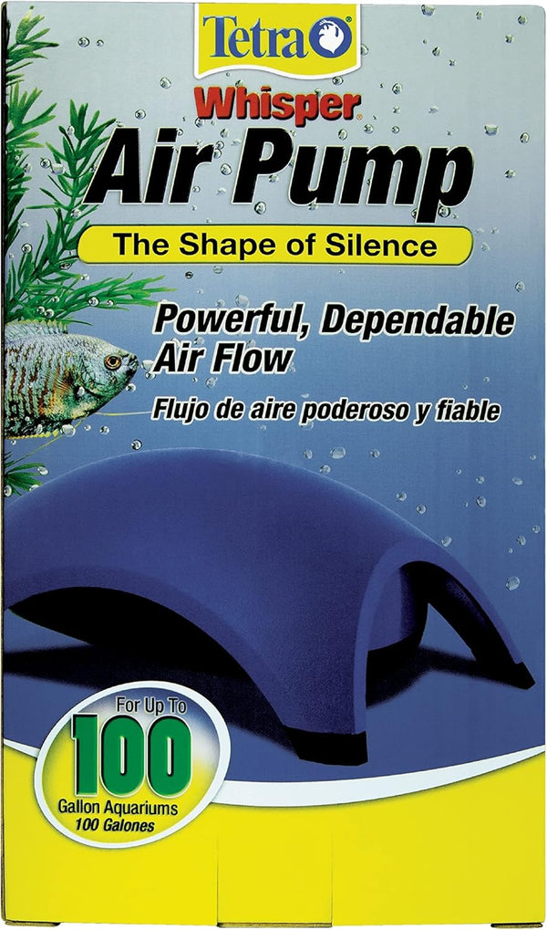 Tetra Whisper Air Pump for Aquariums, Powerful Airflow, Non-UL Listed
