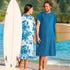 SUN CUBE Surf Poncho Changing Robe with Hood, Quick Dry Microfiber Wetsuit Changing Towel for Surfing Beach Swim