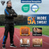 100 Slimming RDX Sauna Suit Weight Loss, REACH OEKO TEX CERTIFIED, Sweat Jacket with Hood, Body Fitness Workout Men