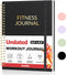 Fitness Journal Workout Planner, A5 (6.4" x 8.3") Undated Journal for Men & Women to Track Progress and Achieve Goals