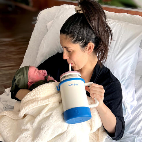 50oz Hydration Water Bottle for Moms (Without Indicator, White)