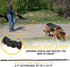 Heavy Duty Bungee Dog Leash, 6 ft - 7.5 ft for Large, Medium Dogs, No Pull, Reflective Tactical Leash with Double Handle