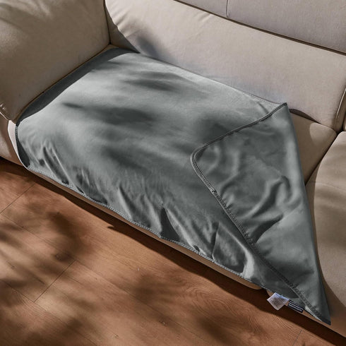 Kritter Planet Waterproof Cooling Dog Mat, Soft Cooling Pet Blanket for Summer, Lightweight Cooling Outdoor Mat, Reversible Furniture Cover Couch Sofa Bed, 30 x 50 inch, Grey