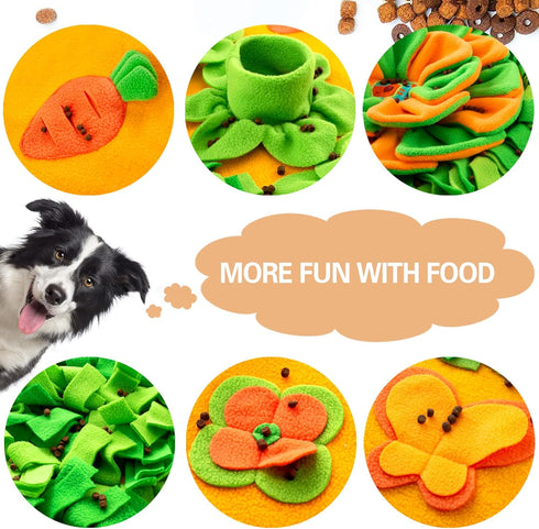 Snuffle Mat for Large Dogs, 40'' x 27.5'' Portable Slow Feeding Mat for Indoor/Outdoor Training