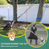 HOPET Dog Outdoor Bungee Solo Hanging Toy - Durable Interactive Tug Toy for Small Large Aggressive Chewers