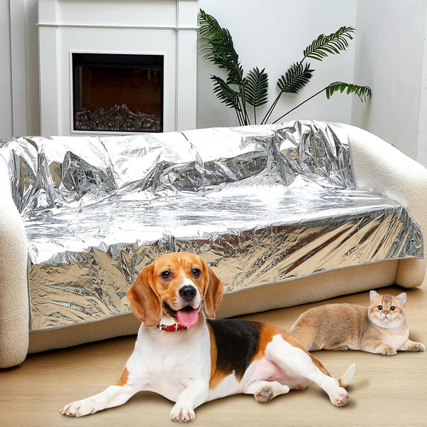 Pet Deterrent Mat to Keep Dogs Off Couch and Furniture, 72x56.3x0.04in Pain-Free Non Electric Repellent Mat