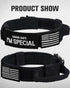 Joytale Tactical Dog Collar with Handle, Heavy Duty Military, Adjustable, for Medium Dogs, Black, M