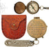 Handmade Vintage Brass Pocket Compass with Lid - Perfect Maritime Gift
