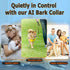 Ultrasonic Dog Bark Collar for Large Medium Dogs, Smart Anti Barking Device, Rechargeable Training Collar with