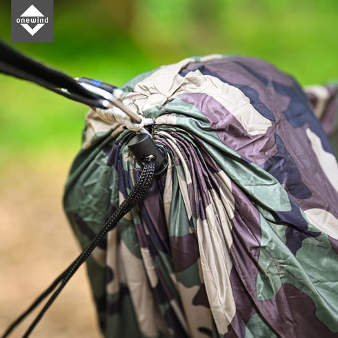 Onewind Premium Wind Sock for Hammock, Lightweight Wind-Resistant Underquilt Protector, Camouflage