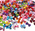 YOY 50 Pcs Adorable Grosgrain Ribbon Pet Dog Hair Bows with Elastic Rubber Bands, Doggy Kitty Topknot Grooming