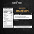 Pack 48 (6 Ready Hour Banana Chips Case Emergency Snacks, Dehydrated Fruit, Long-Term Storage, Crunchy Banana, Survival