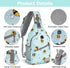 Backpack,Water Daypack ZOMAKE Sling Bag,Small Crossbody Sling Resistant Shoulder for Travel,Anti Thief Chest Bag