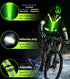 High Visibility LED Light Up Reflective Running Vest for Runners, Night Walking, Rechargeable with Adjustable Waist