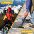 Folding Shovel (24.21'') - Camping Survival Off Road E Tool with Pickaxe, Portable Bag