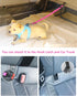3-in-1 AUBELL Dog Seat Belt for Car,Updated Adjustable Reflective Bungee Heavy Duty Dog Car Harness Tether with Clip