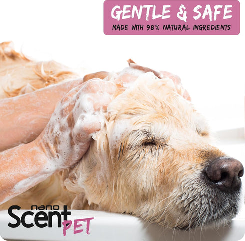 13 (200mL) Pet Shampoo with Sea Salt for Dogs & Cats Nano Tech Long-Lasting Fresh Clean Scent, Eliminates Odors All
