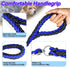 Dog Leash Rope Chain, Nylon Rope Metal Chain for Pet Leads, 6ft Heavy Duty Chew Proof Training Walking for Large Dogs