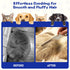 WRW 7 Pack Flea Comb,Stainless Steel Dog Cat Grooming Combs with Rounded Tooth for Remove Fleas Lice Eggs, Double Sided