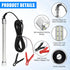 80W 12V 40000 (80W,16.4ft Underwater Fishing Light Lumens Super Bright LED Submersible Green Fish Finder Lamp Night