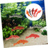 20Pcs Fish Shape Resin Fish Illustration Aquarium Supply Paper Cup Small Fish Fish Tank Supplies Fake Fish top hat Small Decorations Luminous Fish Figure Ornamental Fish