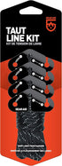 GEAR AID Taut Line Kit - 550 Paracord for Hanging Gear on a Travel Clothesline, Black, One Size