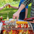 REDCAMP 17" Large Folding Campfire Grill - Heavy Duty Stainless Steel for Outdoor Cooking