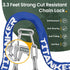 Titanker Security Anti-Theft Bike Chain Lock, 6mm, 8mm, 10mm Thick Chain for Bicycle, Motorcycle, Door, Gate