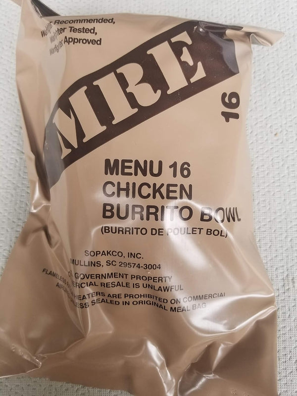 LoJo Surplus 2022 Genuine Military MRE Meals Ready to Eat with Inspection