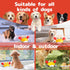 Crawling Crab Dog Toys, Interactive USB Rechargeable Toy with Music Sounds & Lights for Dogs and Cats
