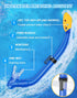 Gintenco Kids Snorkel Set, Unisex Diving Mask & Anti-Fog Diving Mask with Dry Top Snorkel Combo