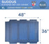 suddus Elevated Dog Bed Replacement Cover, Breathable Chew Proof Easy to Clean Elevated Pet Bed, XL/Blue