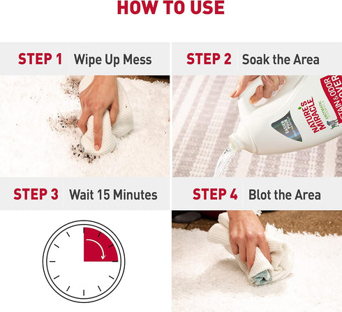Nature's Miracle Dog Stain and Odor Remover, Safe for Pets and Home