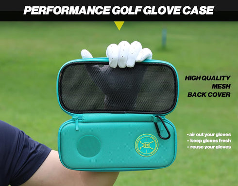 Handy Picks Performance Golf Glove Case | Holder That Keeps Gloves Neat & Dry with Air Flow
