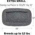 Furhaven Dog Bed for Extra Small Dogs & Indoor Cats, 100% Washable Sherpa Fleece Bolster Crate Pad - Gray, Extra Small