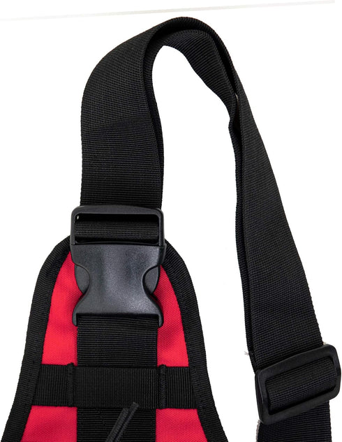 LINE2design Backpack First Aid Sling - Tactical EMS & Outdoor Rescue Bag - Red