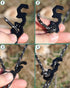 NACETURE Aluminum Alloy Rope Tensioner, Camping Tent Guyline Cord Adjuster for Hiking, Backpacking