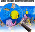 Aquarium Background Poster 3D Coral Water Plants Double Sided Stickers for 10-20 Gallon Tank 16"x33"