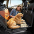 SugarFox Dog Car Seat Cover for Back Seat - Upgraded PU Leather