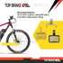 TOP BRAKE Disc Bike Brake Pads Compatible with Shimano Deore M515 M525, MTB/eMTB/Gravel/Cross-Country