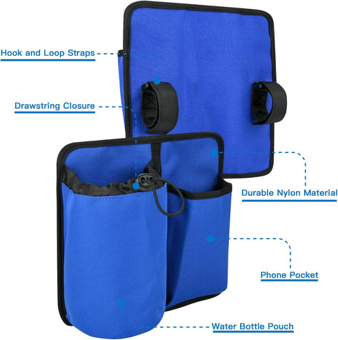 Xxerciz Beach Chair Cup Holder, Chair Armrest Drink Holder Organizer Universal Water Bottle Holder Phone Holder