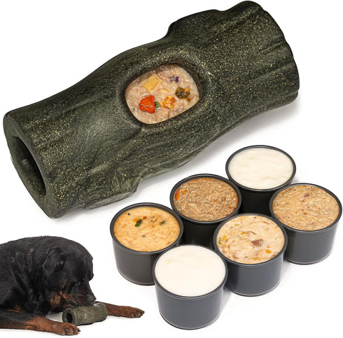 MENGJINGO 2 Pack Interactive Dog Toys for Aggressive Chewers, Long-Lasting Frozen Dogs Treat