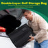 HIMAL HIMAL 2 Layer Golf Trunk Organizer, Collapsible Waterproof Car Golf Bag with Ventilation Compartment