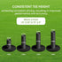 Golf Rubber Tees, Professional Durable Tee Set for Driving Range, Different Sizes for Indoor Outdoor Practice